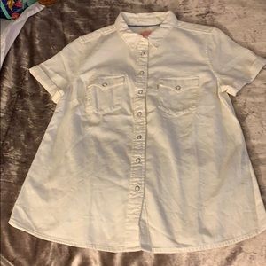 Levis Strauss pearl snap button down.